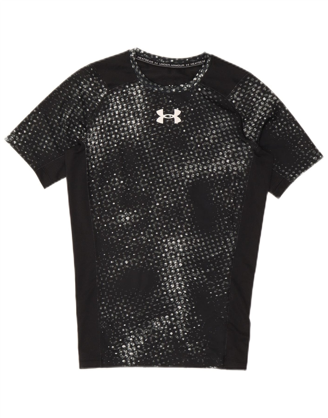 Under Armour T-Shirt Graphique Femme UK 12 Noir Moyen Polyester