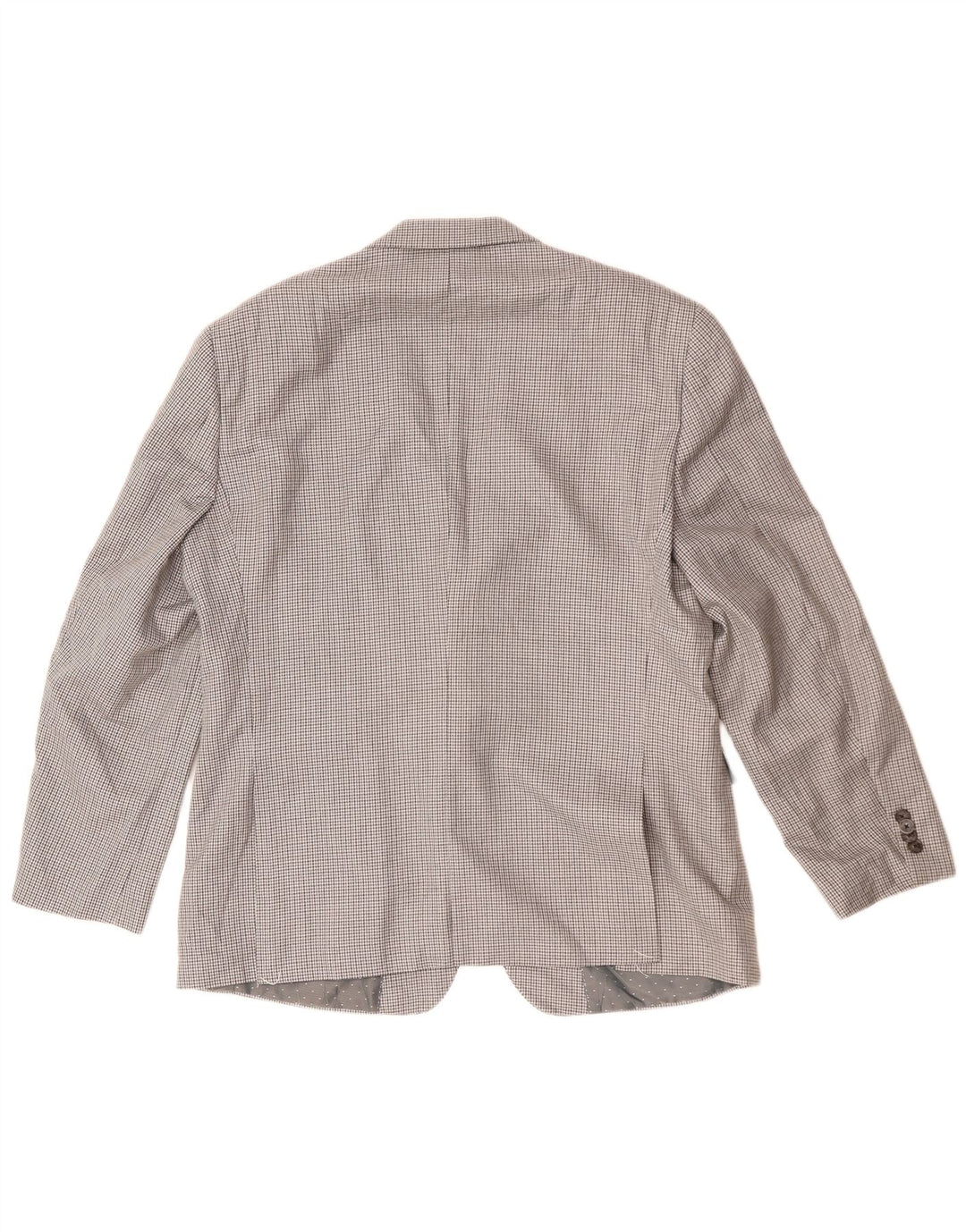 Tommy Hilfiger Veste blazer à 2 boutons pour homme US 42 XL Gris à carreaux Polyester