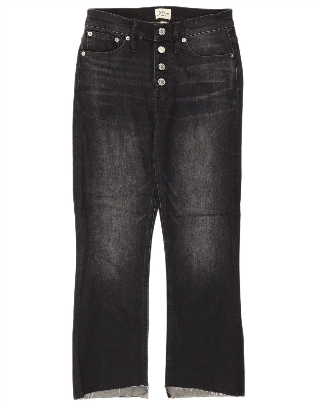 J. CREW Jean Court Femme W26 L23 Coton Noir