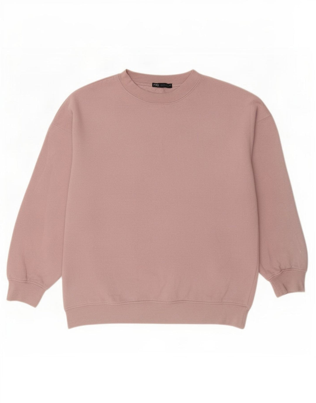 Zara Sweat-shirt surdimensionné pour femme UK 10 Petit Rose