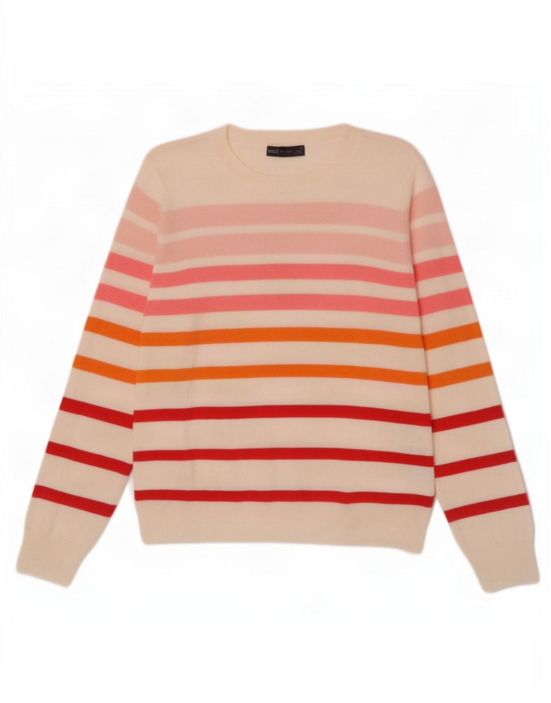 Marks & Spencer Pull col bateau pour femme UK 14 Medium Off White