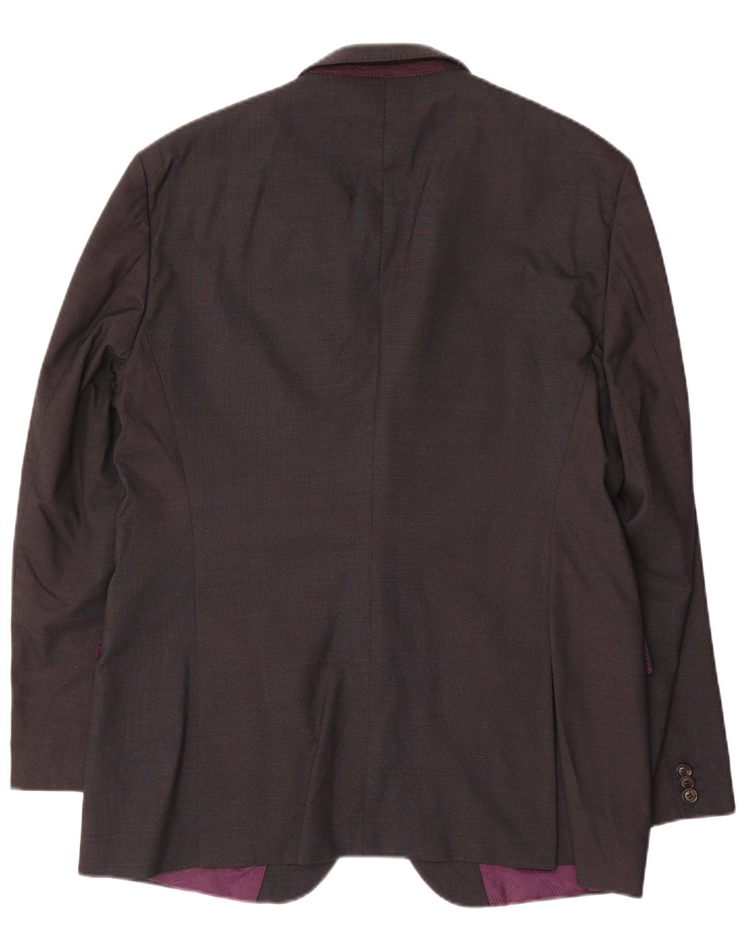 Hugo Boss Veste Blazer 2 Boutons Homme EU 54 2XL Gris Laine