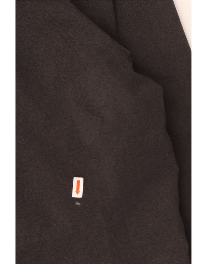 THE NORTH FACE Veste de pluie à capuche pour femme UK 14 Gris moyen Polyester