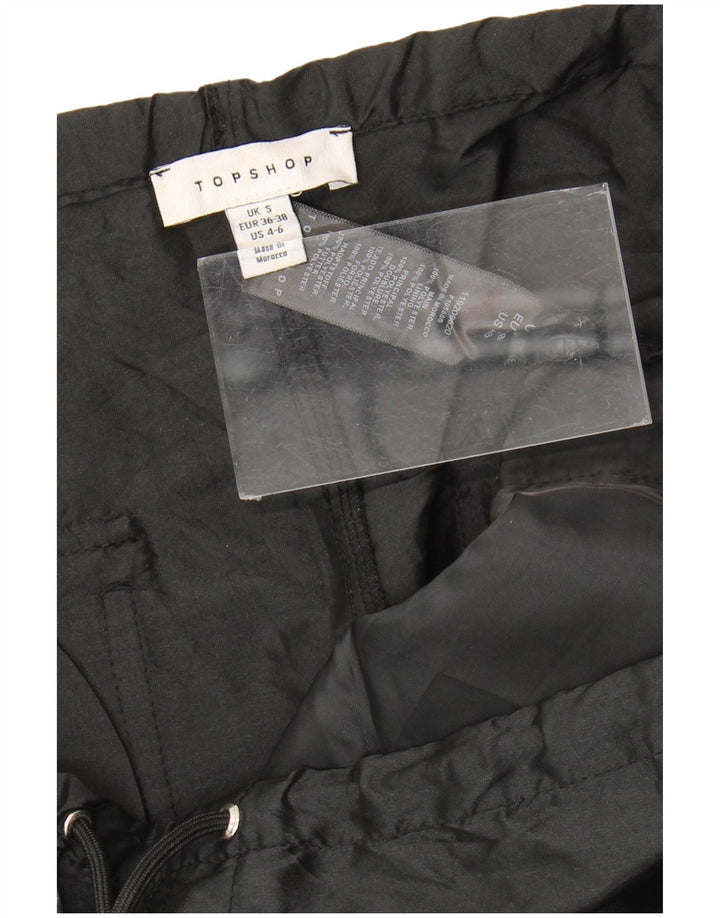 Topshop Pantalon de survêtement pour femme UK 10 Small Noir Polyester