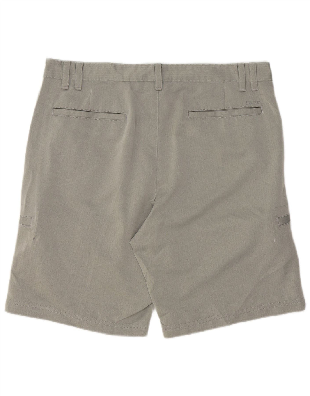 IZOD Short cargo de golf pour homme W36 en polyester à chevrons gris