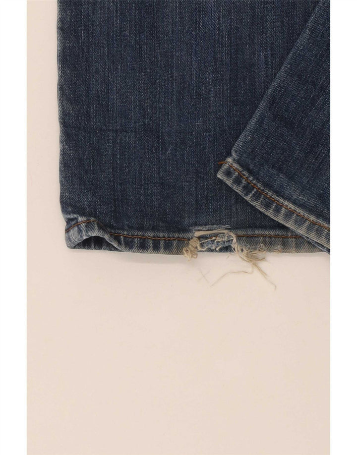 Armani Femme Jean droit W36 L30 Bleu Coton