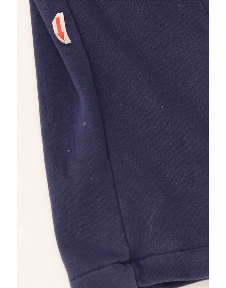 Nike Pantalon de survêtement graphique pour homme Petit en coton bleu marine