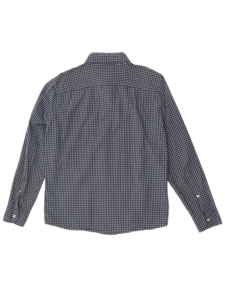 Hollister Chemise Homme Small Bleu Marine Vichy Coton