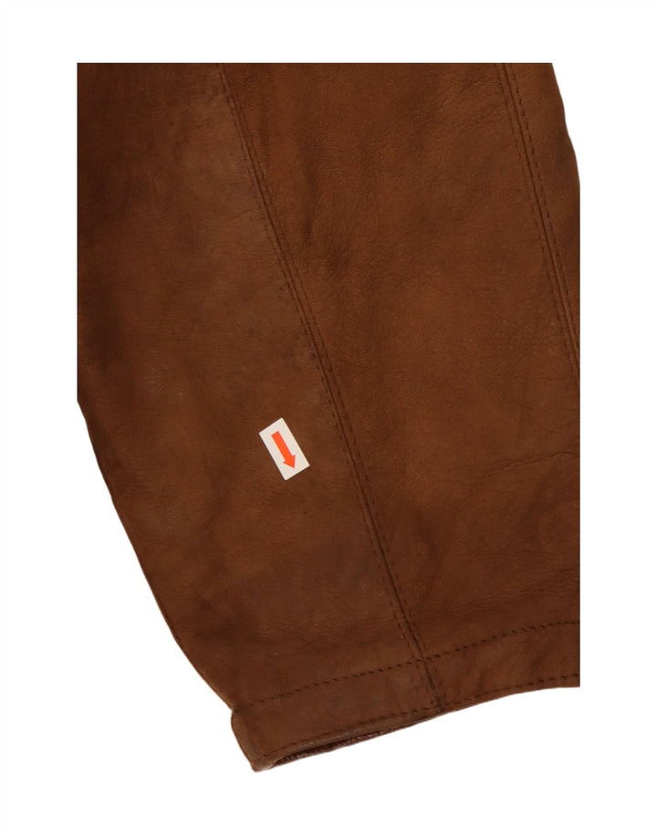 veste en cuir homme vintage IT 52 XL Marron