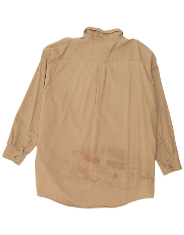 Wrangler Chemise haute pour homme 3XL en coton beige