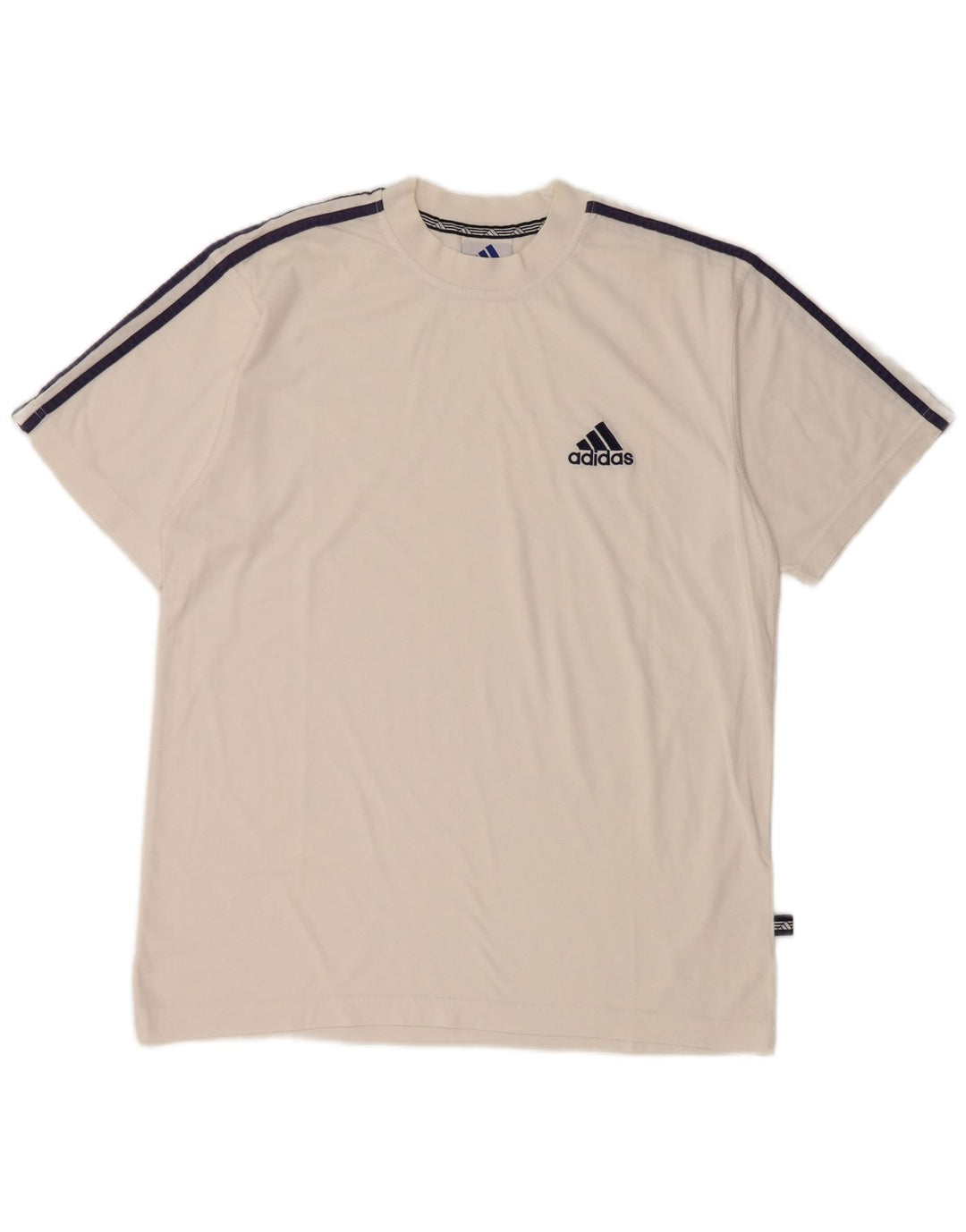 Adidas T-Shirt Top Garçon 15-16 ans Blanc Coton