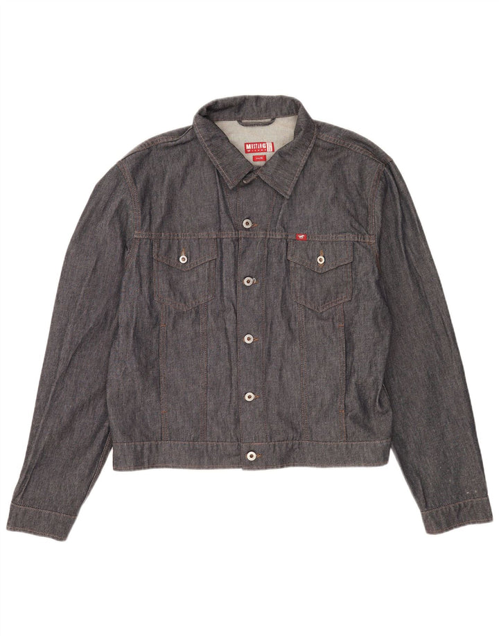 Mustang Veste en jean pour homme UK 42 XL Bleu marine