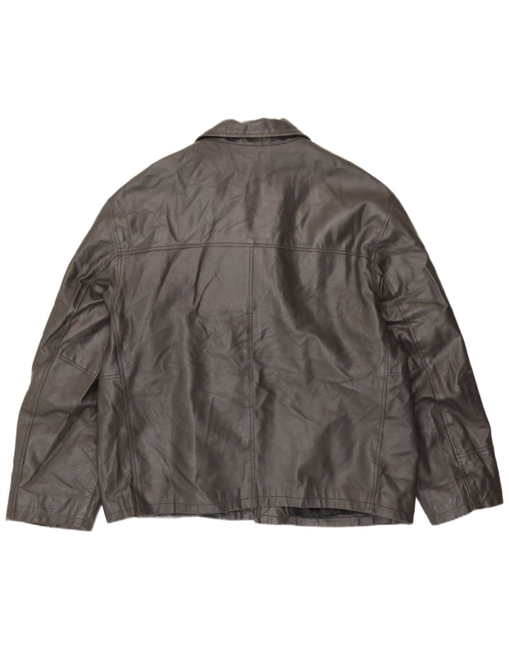 Conbipel Veste en Cuir Homme IT 52 Grand Cuir Gris