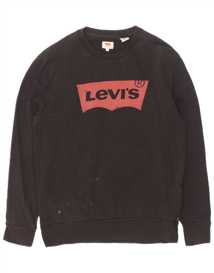 Levi's Sweatshirt Graphic Sweatshirt Homme Noir Moyen Coton