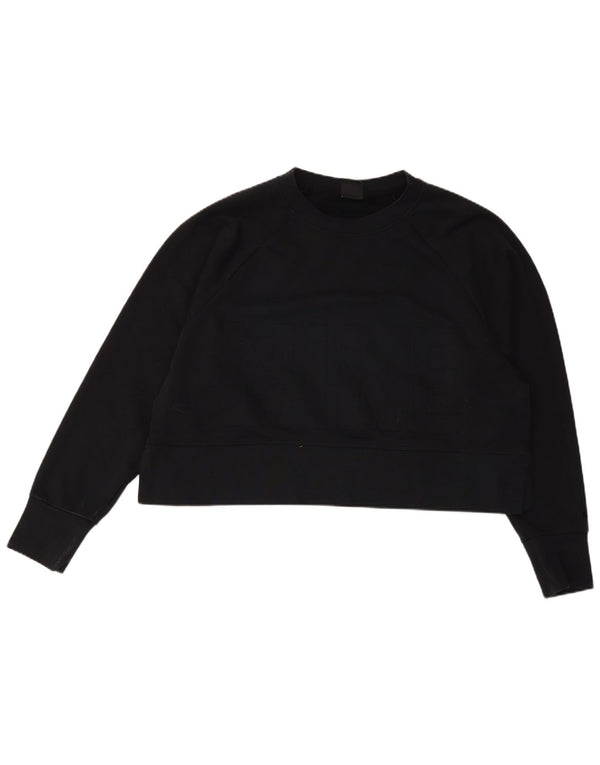 Nike Sweat-shirt surdimensionné Dri Fit Graphic pour femme UK 14 Noir moyen