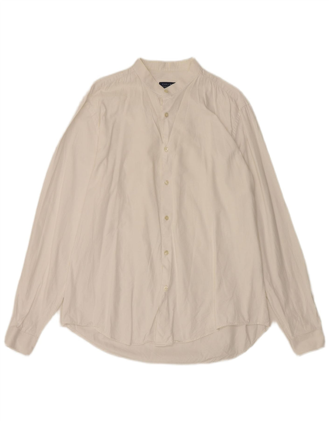 Zara Chemise Slim Fit XL Coton Blanc