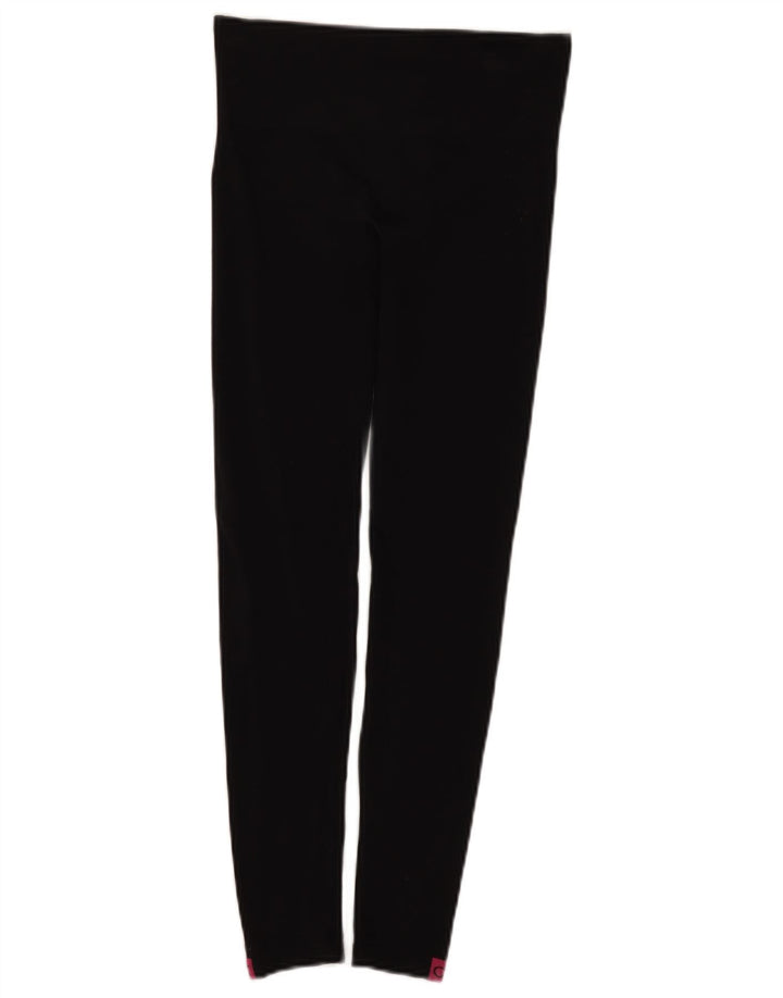 Calvin Klein Leggings graphiques pour femme UK 8 Small Noir Polyamide