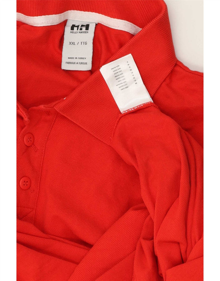 Helly Hansen Polo Homme 2XL Rouge Coton