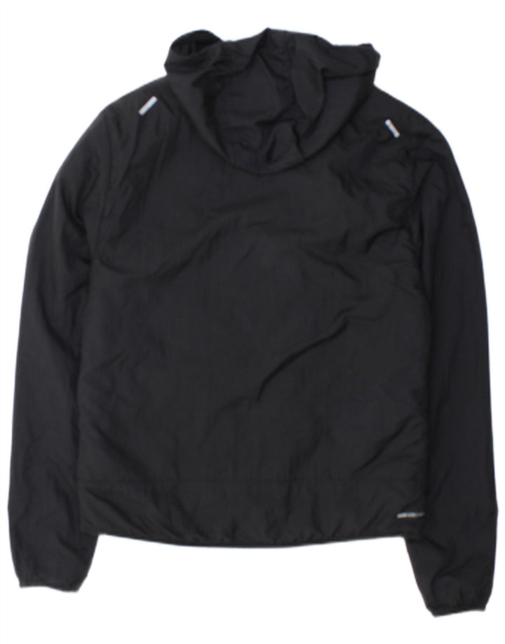Nike Veste rembourrée à capuche pour femme UK 10 Petit nylon noir