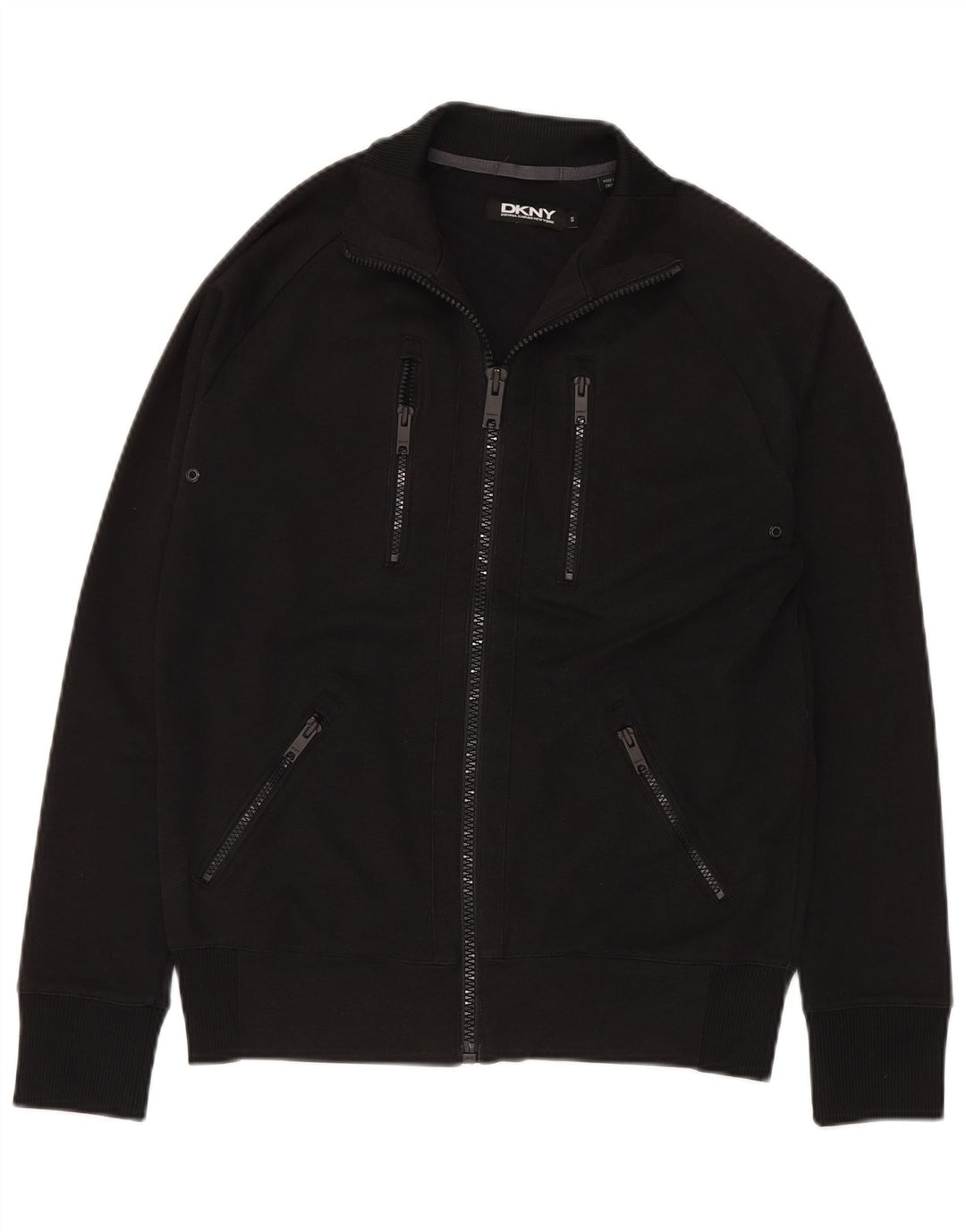 Dkny Veste de survêtement pour homme Petit coton noir