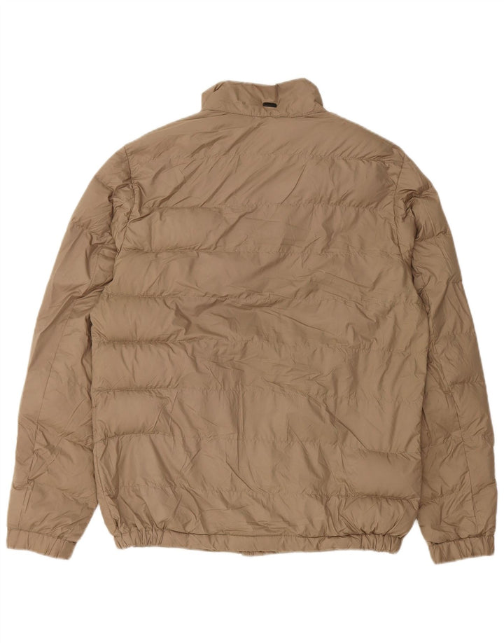 Massimo Dutti Veste matelassée pour homme UK 36 Small Beige Polyester