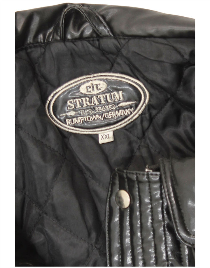 Veste Bomber Homme Vintage UK 44 2XL Noir