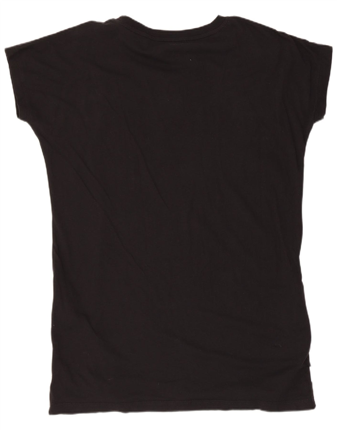 Reebok T-shirt graphique surdimensionné pour femme UK 12/14 Noir moyen