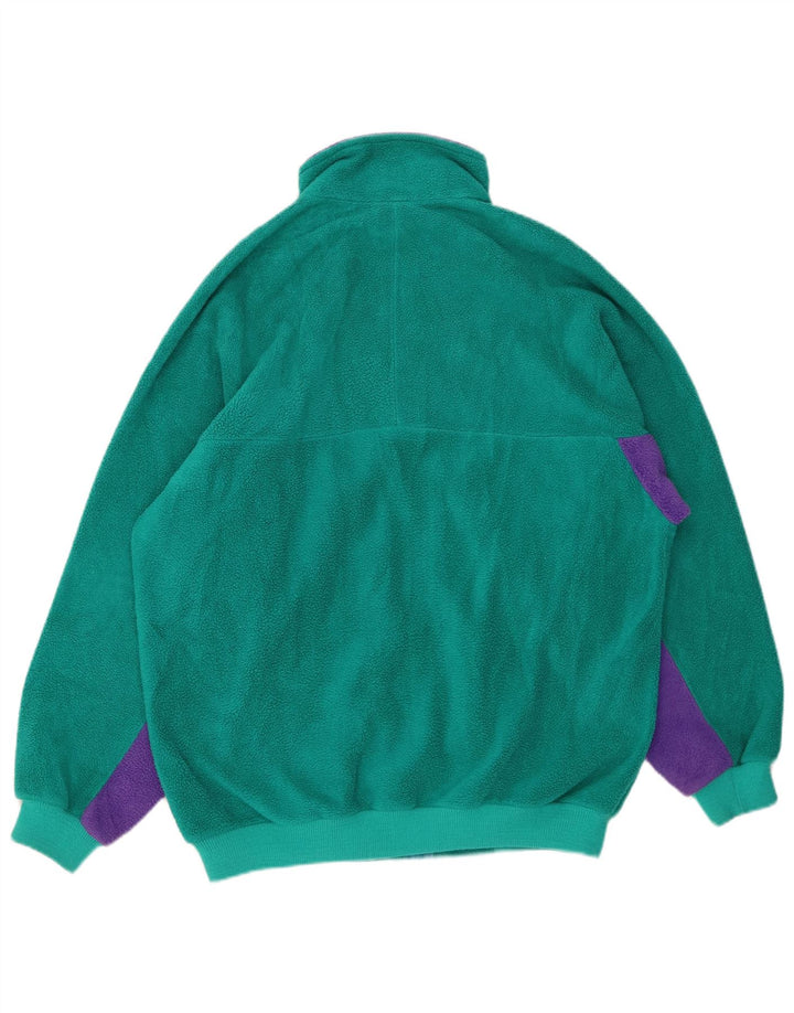 THINK PINK Survêtement Polaire Complet Femme IT 42 Vert Moyen Colourblock