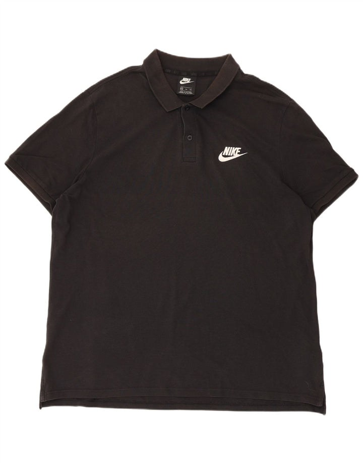 Nike Polo Homme 2XL Noir Coton