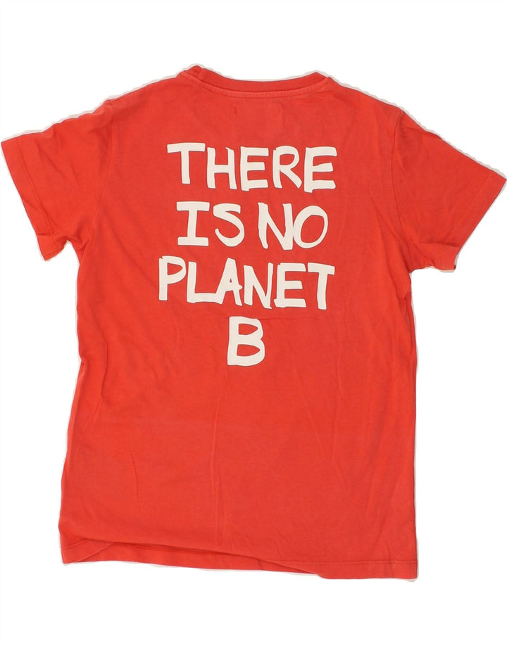 RICHMOND Boys Graphic T-Shirt Top 9-10 Years Red Cotton | Vintage Richmond | Thrift | Second-Hand Richmond | Used Clothing | Messina Hembry 