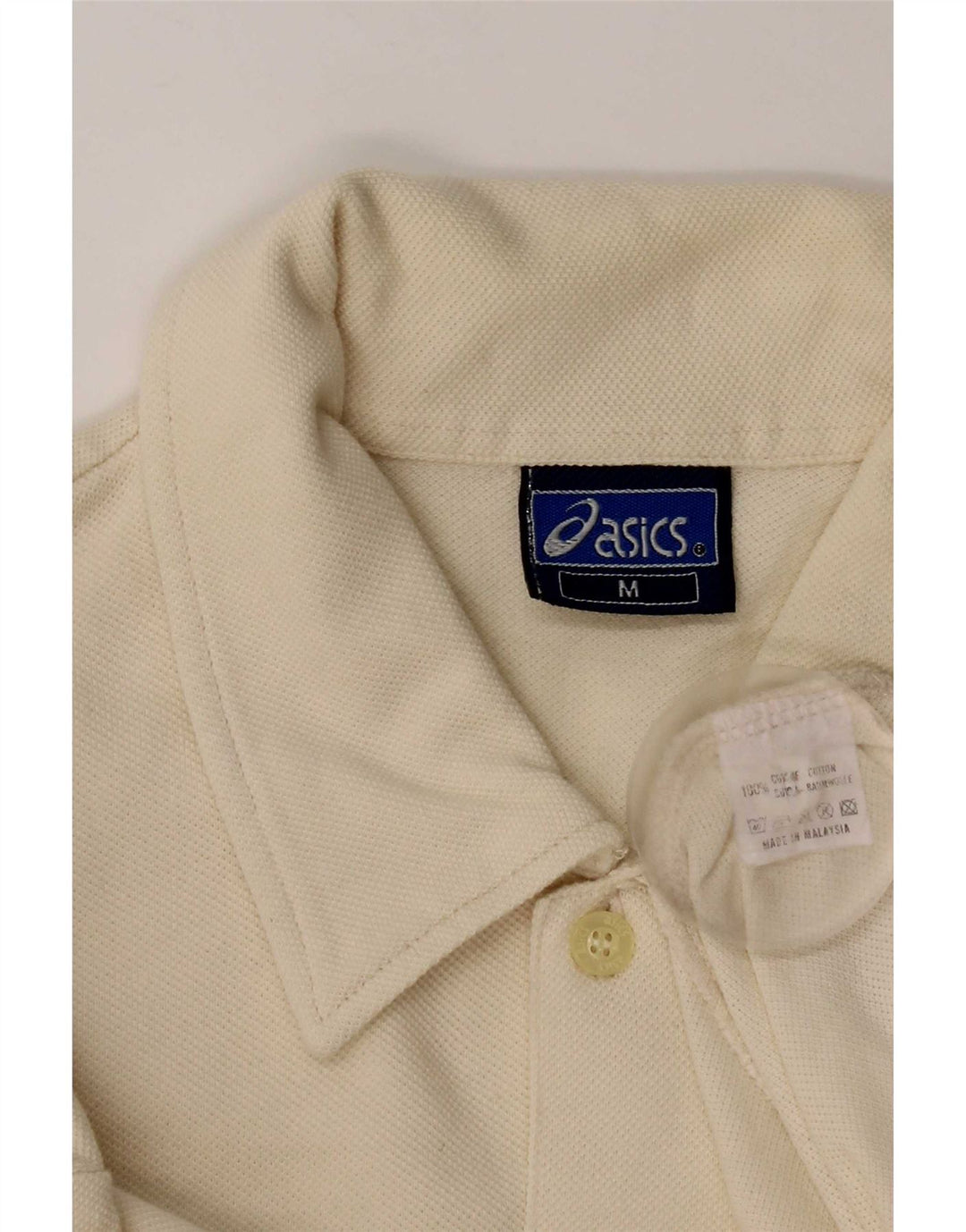 Asics Chemise à Manches Courtes Homme Jaune Moyen Coton