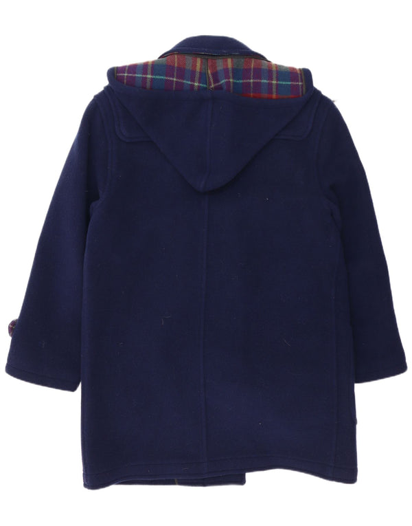 vintage Homme Duffle Coat à capuche UK 42 XL Bleu Marine
