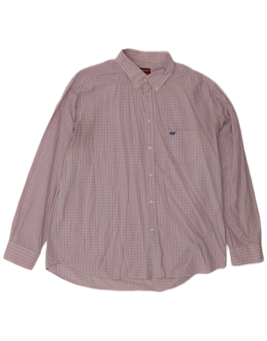 Carrera Chemise Regular Fit Homme 3XL Violet à Carreaux Coton