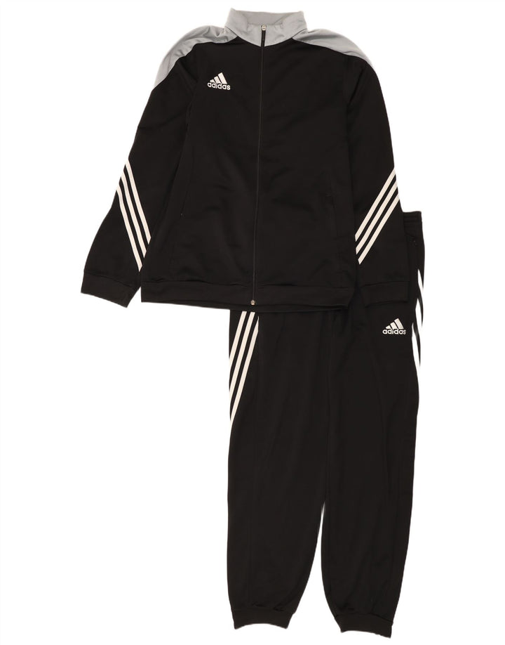 Adidas Survêtement complet pour homme Large Noir Colorblock Polyester