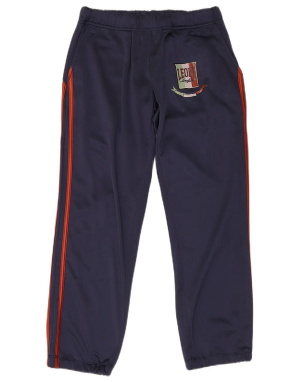 Leone Pantalon de Survêtement Homme Joggers Petit Bleu Marine Polyester