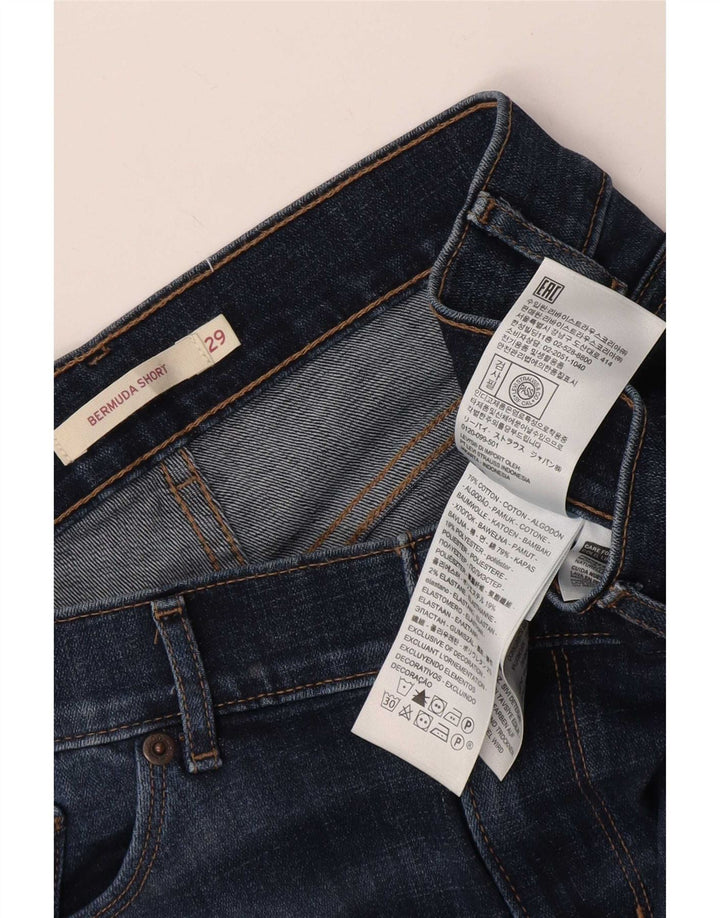 Levi's Bermuda Denim Femme W29 Bleu Moyen Coton