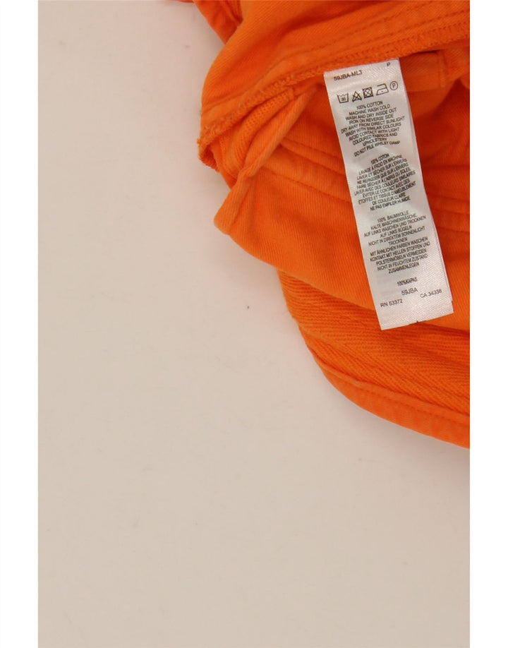French Connection Short Cargo W32 Homme Orange Moyen Coton