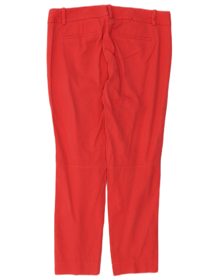 J. CREW Pantalon court slim pour femme US 10 Large W32 L25 Rouge