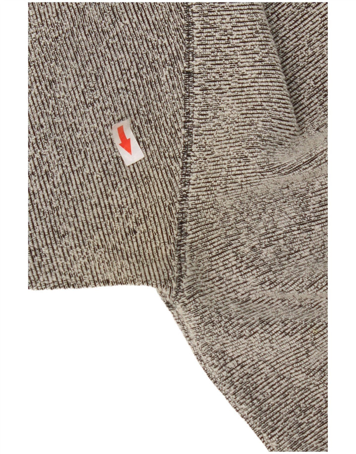 Diadora Polo Homme Gris Moyen Rayé Polyester