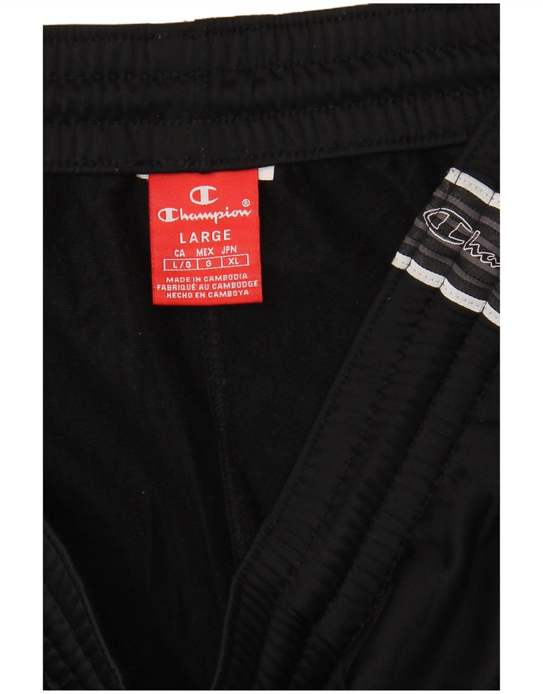 Champion Pantalon De Survêtement Graphique Homme Large Noir