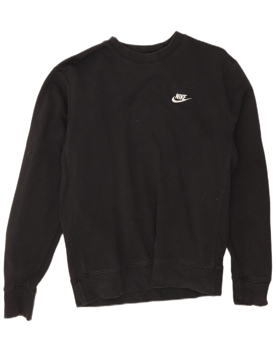 Nike Sweat-shirt coupe ample pour homme en coton noir Taille S