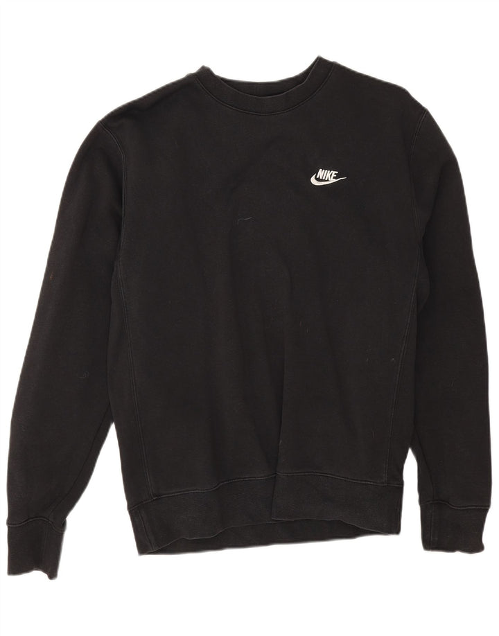 Nike Sweat-shirt coupe ample pour homme en coton noir Taille S