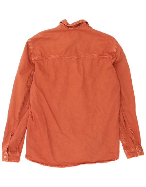 Jack & Jones Chemise En Jean Small Marron Coton Homme