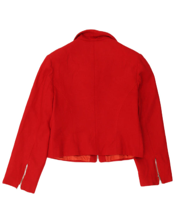 Laura Biagiotti Veste Blazer Graphique Fille 11-12 ans Rouge Colourblock