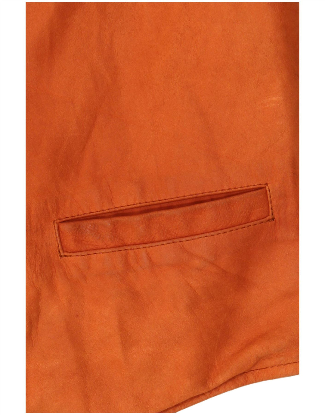 gilet en cuir homme vintage XL cuir marron