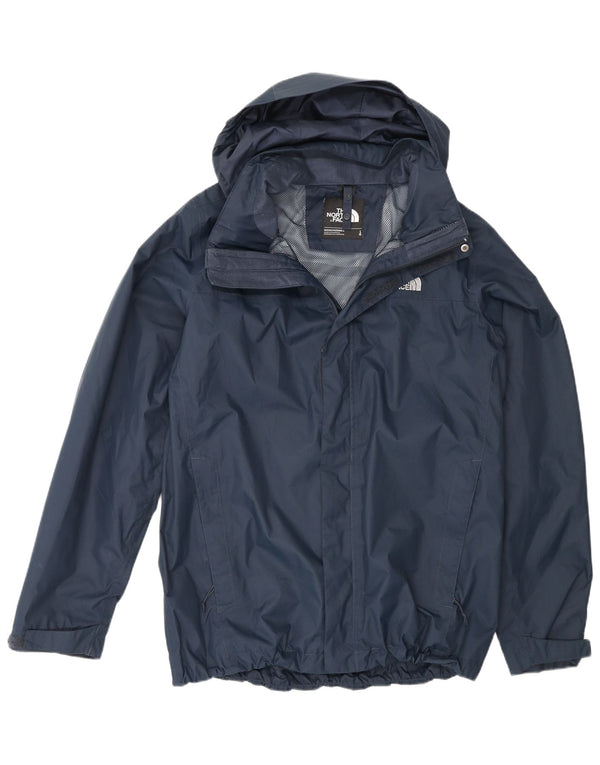 The North Face Veste coupe-vent à capuche pour homme UK 40 Large Bleu marine