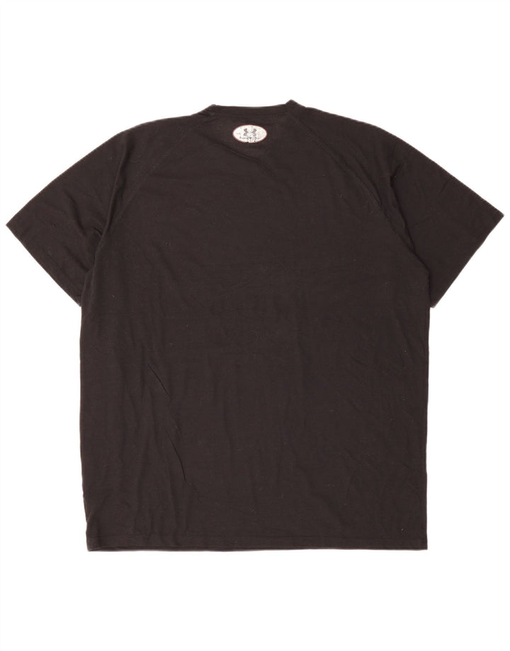 UNDER ARMOUR T-shirt Heat Gear pour hommes Grand noir Polyester