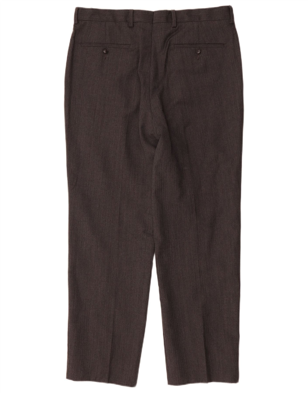 Marks & Spencer Pantalon de costume droit coupe ajustée pour homme W34 L30 Gris
