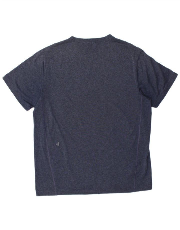 Eddie Bauer T-Shirt Homme Haut Bleu Marine Moyen Polyester