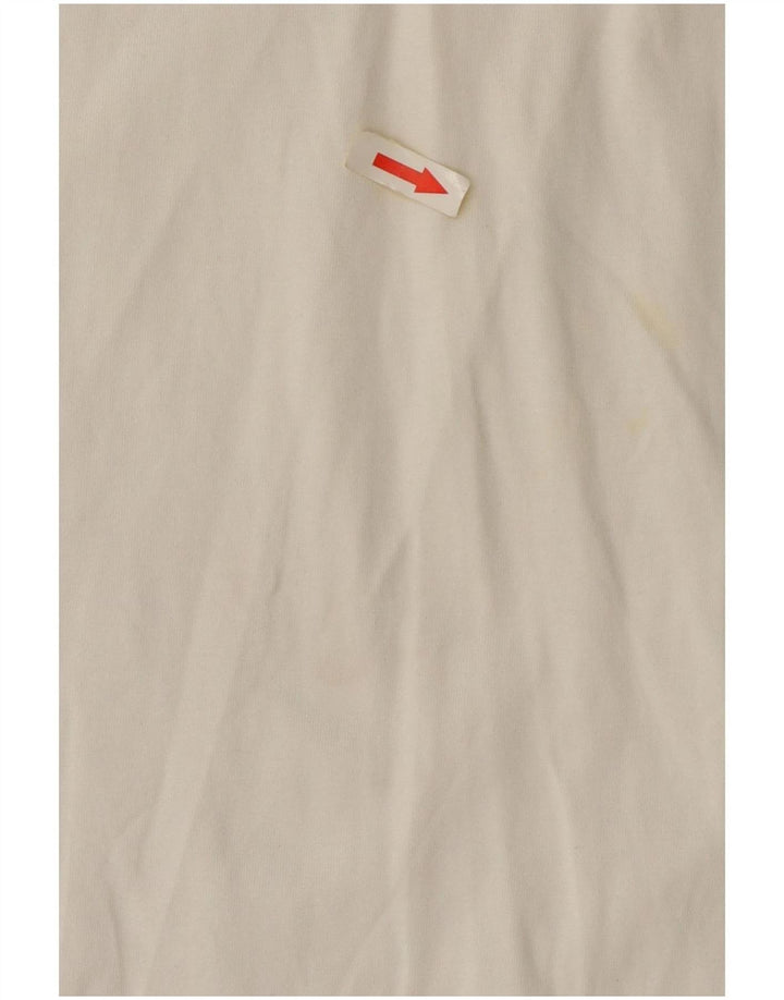 Massimo Dutti T-shirt surdimensionné pour femme UK 10 Petit coton blanc